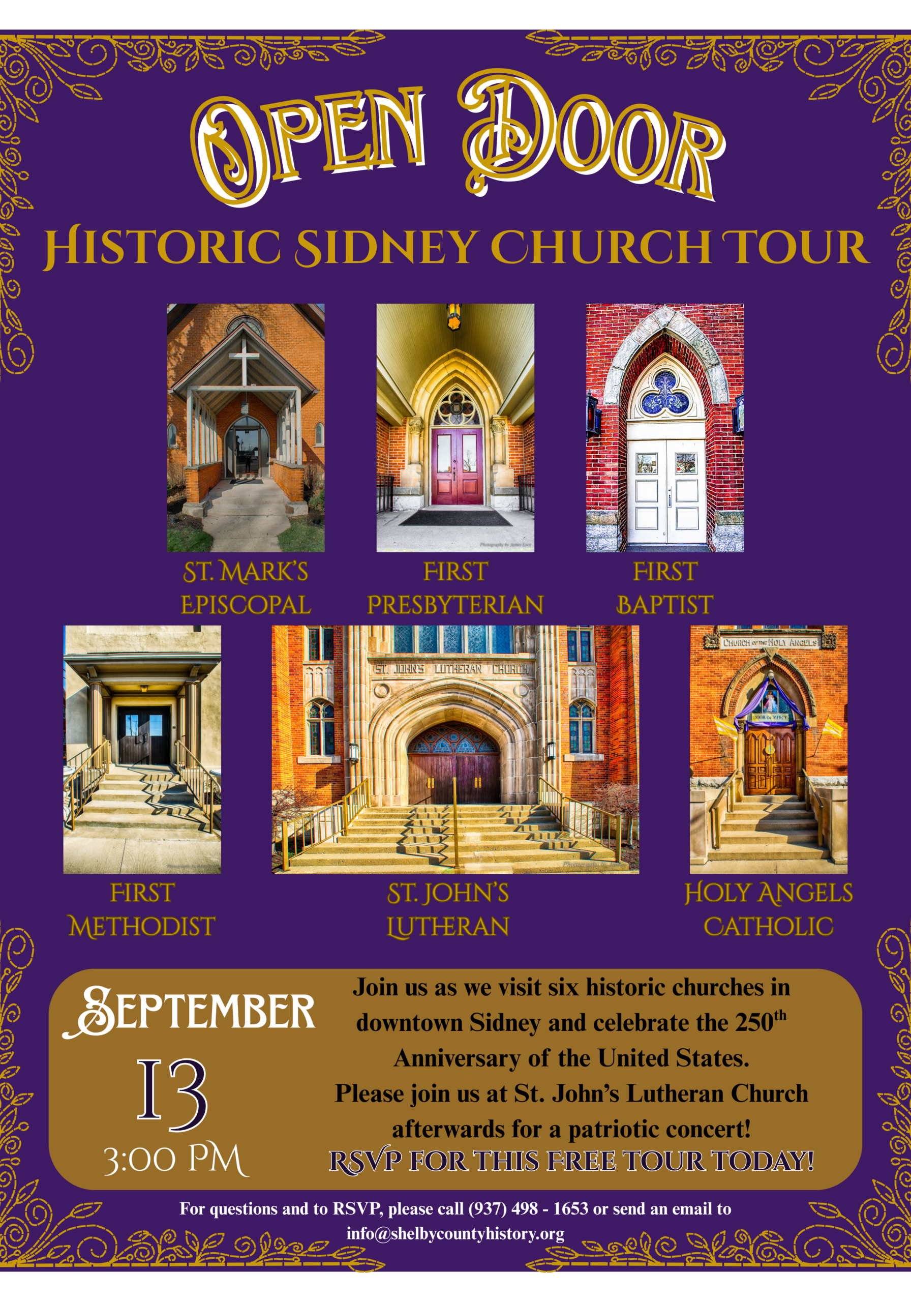 Open Door Church Tour Flyer 2026